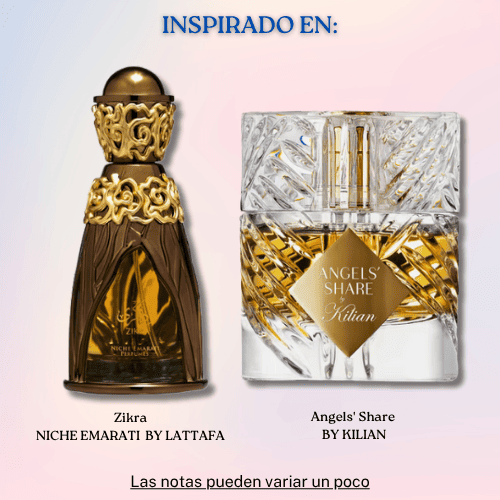 Zikra EDP 100 ML Unisex - Niche Emarati by Lattafa - (Inspirado en Angels' Share)