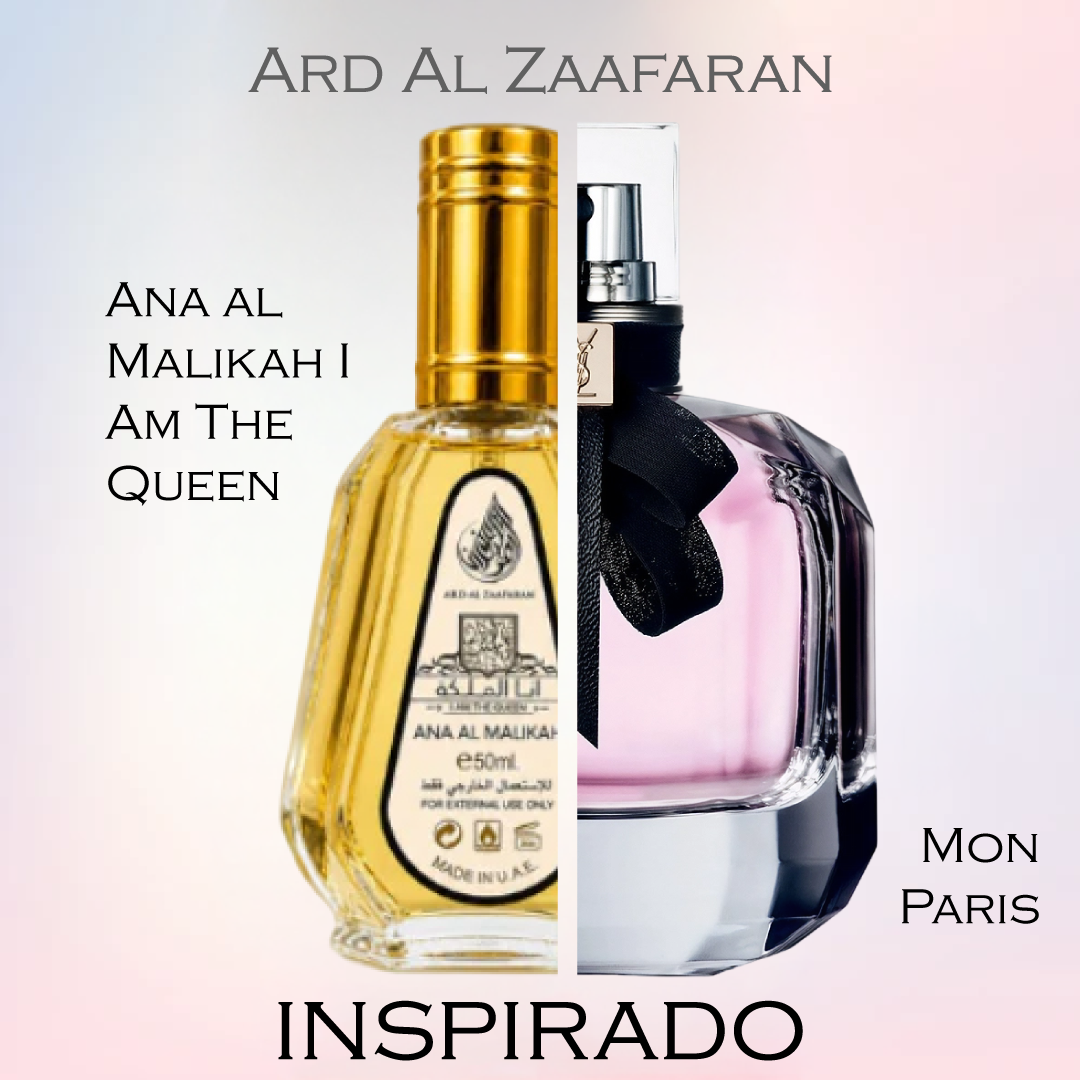 Ana al Malikah I Am The Queen EDP 50 ML For Woman - Ard Al Zaafaran (Inspirado en Mon Paris de Yves Saint Laurent)