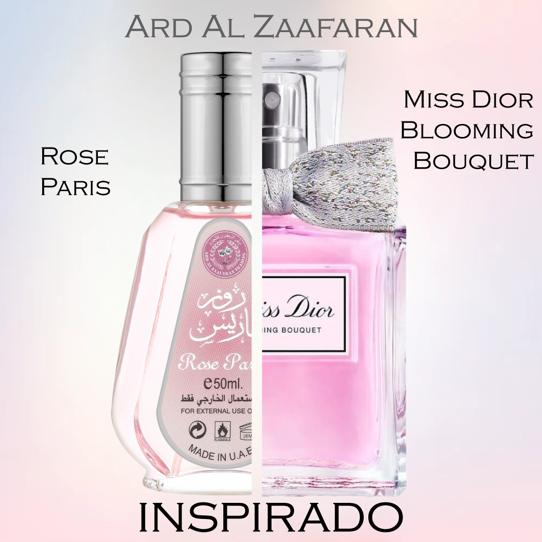 Rose Paris EDP 50 ML For Woman (Sin Celofán) -  Ard Al Zaafaran (Inspirado en Miss Dior Blooming Bouquet)