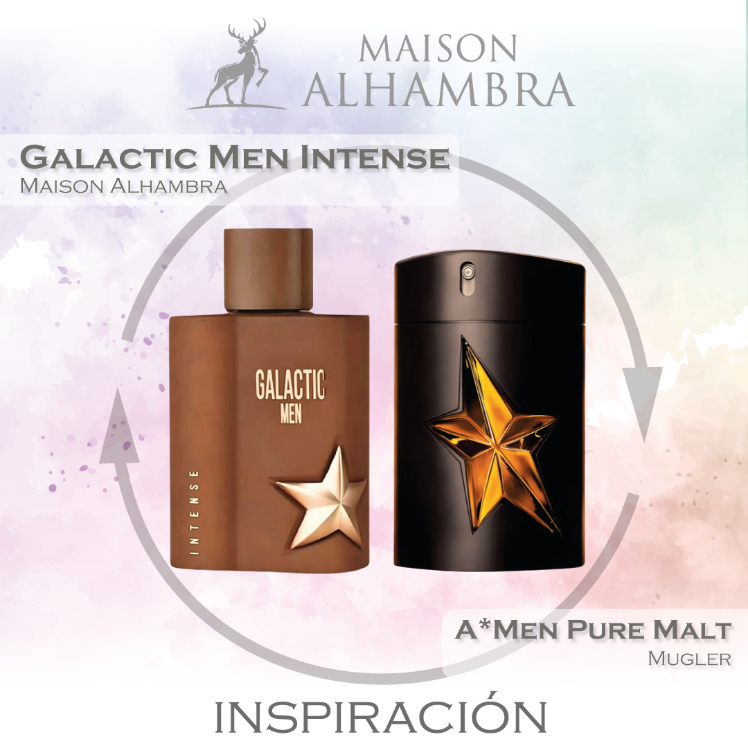 Galactic Men Intense EDP 100 ML For Men - Maison Alhambra - (Inspirado en A*Men Pure Malt)