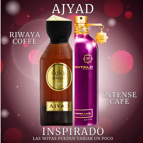 Riwaya Coffe Extrait de Parfum 100 ML Unisex - Ajyad - (Inspirado en Intense Cafe de Montale).