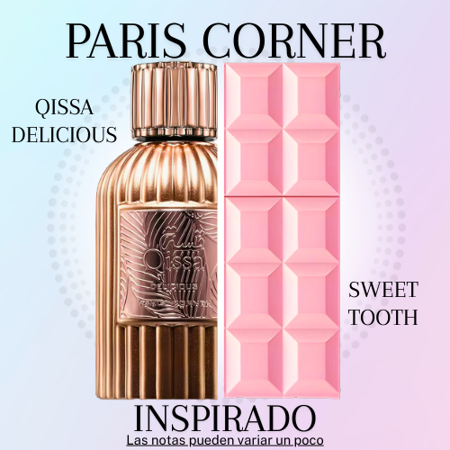 Qissa Delicious EDP 100 ML For Woman - Paris Corner - (Inspirado en Sweet Tooth de Sabrina Carpenter)