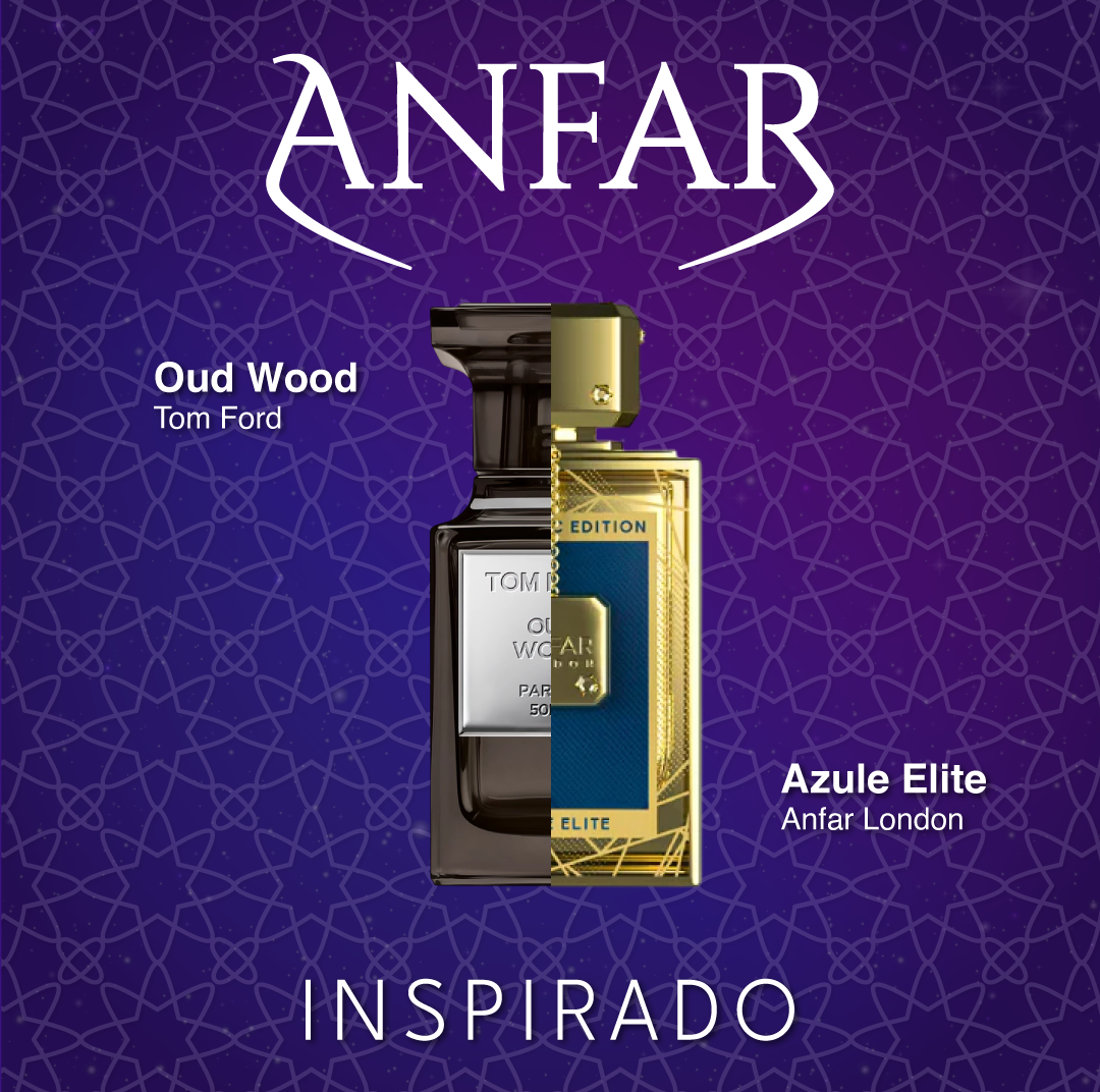 Azule Elite Extrait de Parfum 100 ML Unisex - Anfar London - (Inspirado en Oud Wood Tom Ford)