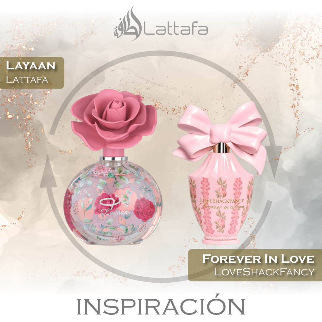 Layaan EDP 75 ML For Women - Lattafa - (Inspirado en Forever In Love y Idole).