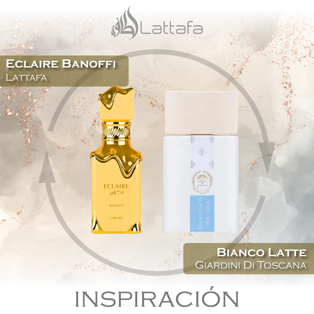 Eclaire Banoffi  EDP 100 ML Unisex -  Lattafa (Inspirado en Bianco Latte)
