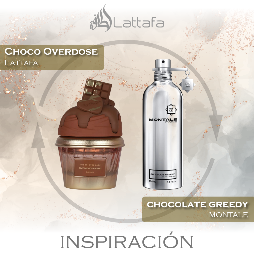 Choco Overdose EDP 75 ML For Women - Lattafa (Inspirado en Chocolate Greedy)