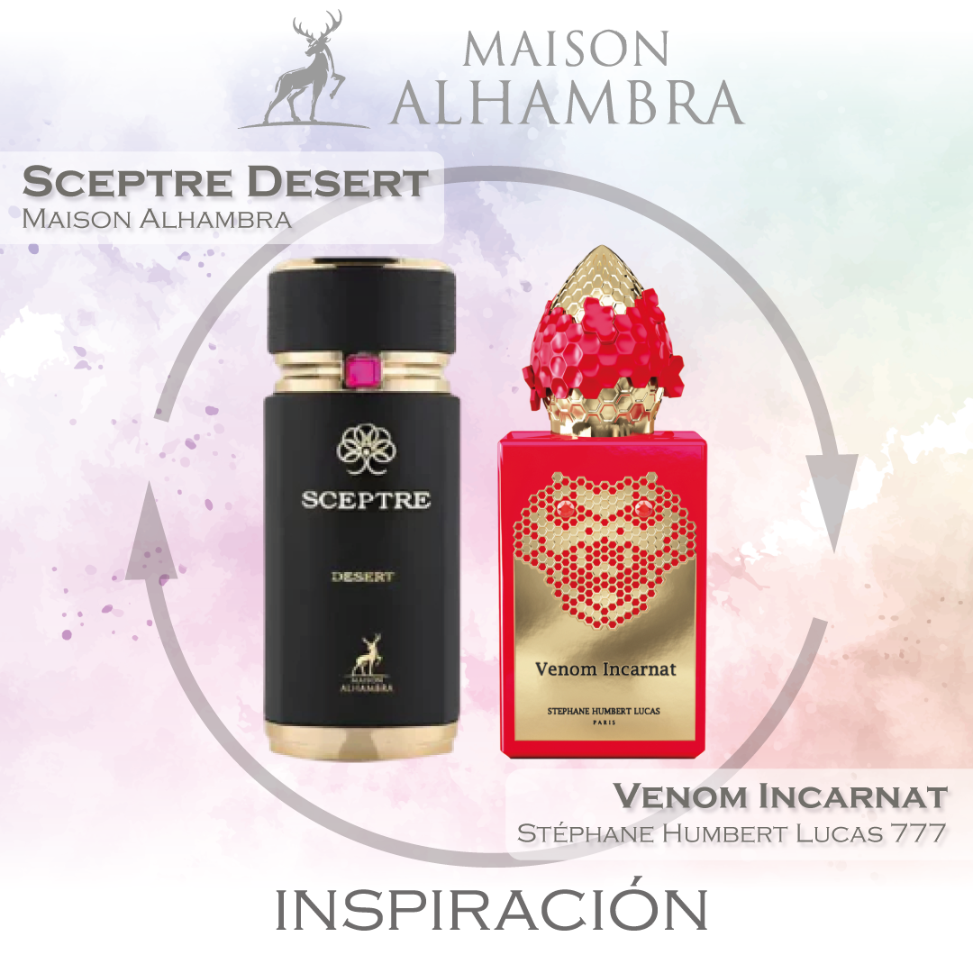 Sceptre Desert EDP 100 ML Unisex - Maison Alhambra (Venom Incarnat by Stéphane Humbert Lucas 777)