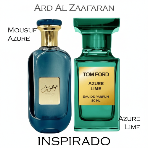 Mousuf Azure EDP 100 ML Unisex - Ard Al Zaafaran (Inspirado en Azure Lime)