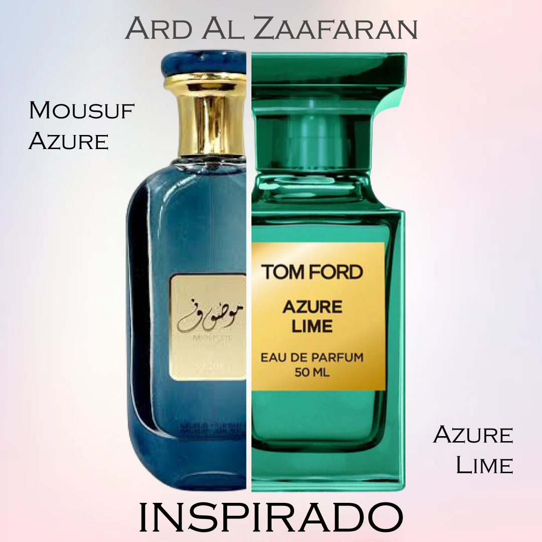 Mousuf Azure EDP 100 ML Unisex - Ard Al Zaafaran (Inspirado en Azure Lime)