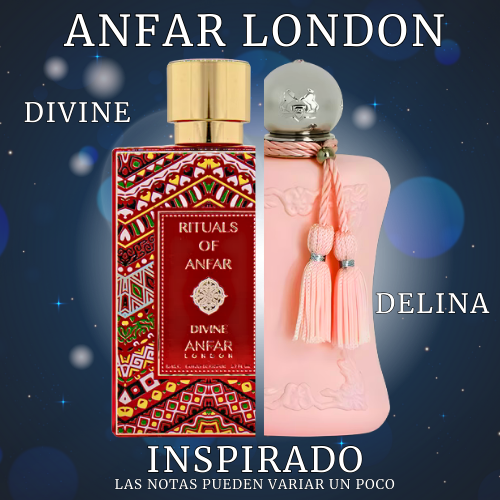 Divine Extrait de Parfum 80 ML For Women - Anfar London - (Inspirado en Delina)