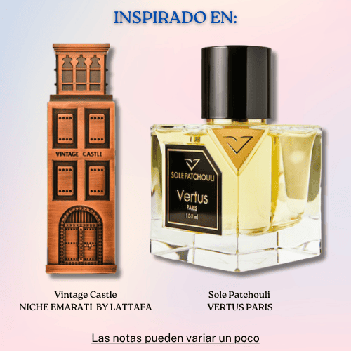 Vintage Castle EDP 100 ML Unisex - Niche Emarati by Lattafa - (Inspirado en Sole Patchouli)