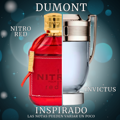 Nitro Red EDP 100 ML Man  - Dumont - (Inspirado en Invictus de Paco Rabanne).