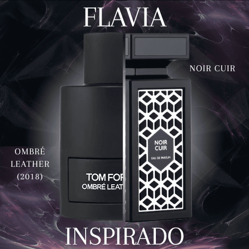 Noir Cuir EDP 90 ML Unisex  - Flavia - (Inspirado en Ombré Leather (2018)