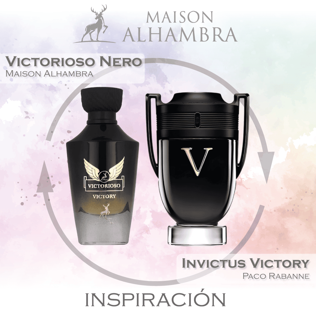 Victorioso Nero EDP 100 ML For Men -  Maison Alhambra - (Inspirado en Invictus Victory)