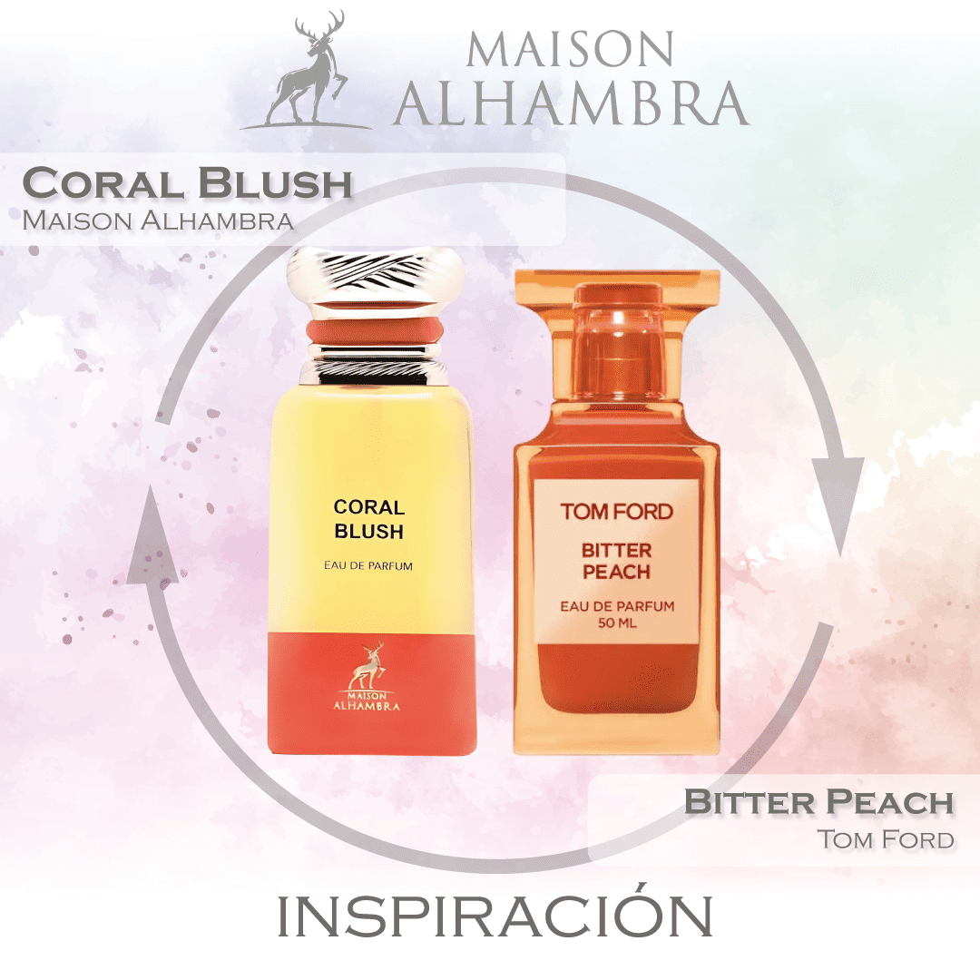 Coral Blush EDP 80 ML Unisex - Maison Alhambra (Inspirado en Bitter Peach)
