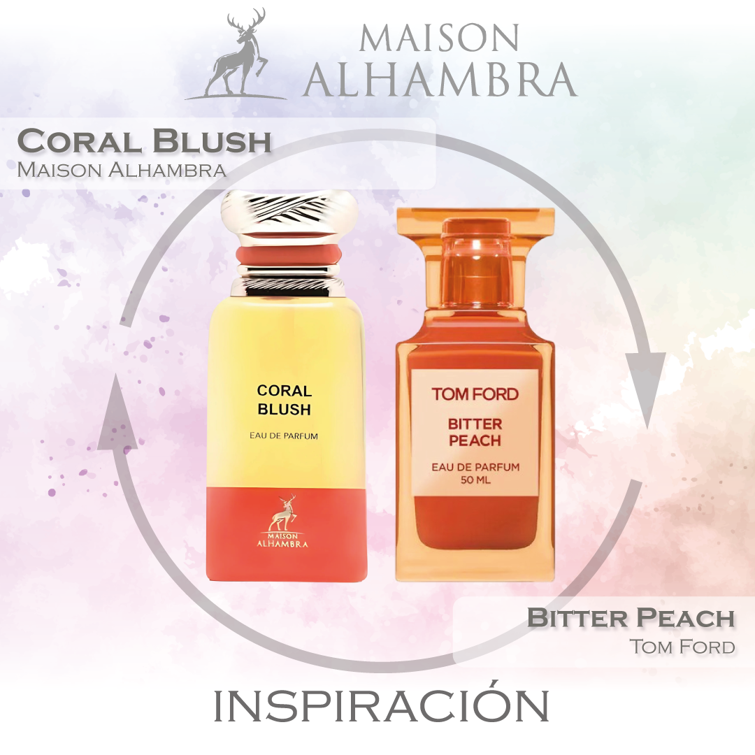 Coral Blush EDP 80 ML Unisex - Maison Alhambra (Inspirado en Bitter Peach de Tom Ford)