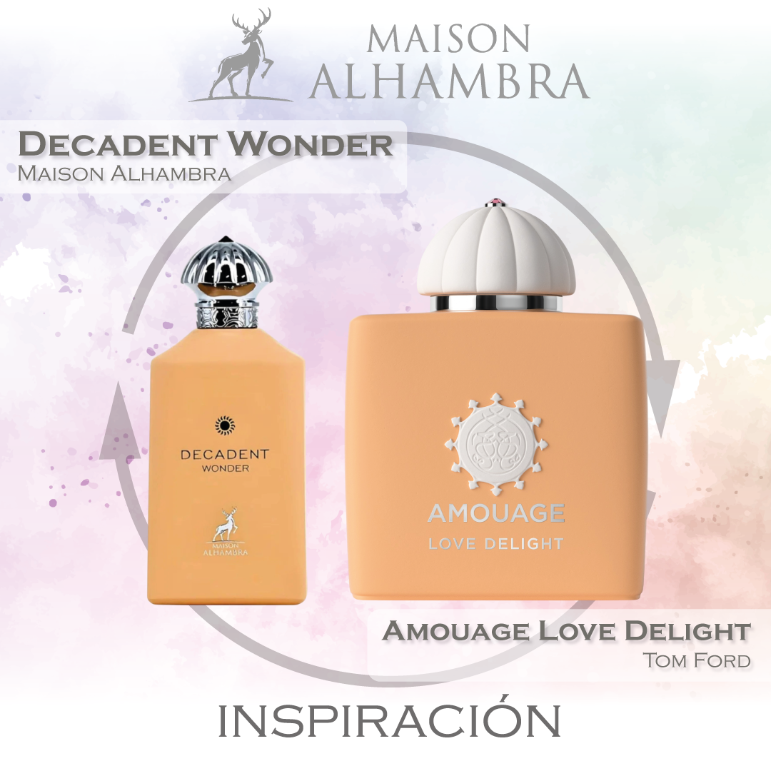 Decadent Wonder EDP 100 ML Unisex -  Maison Alhambra - (Inspirado en Amouage Love Delight)