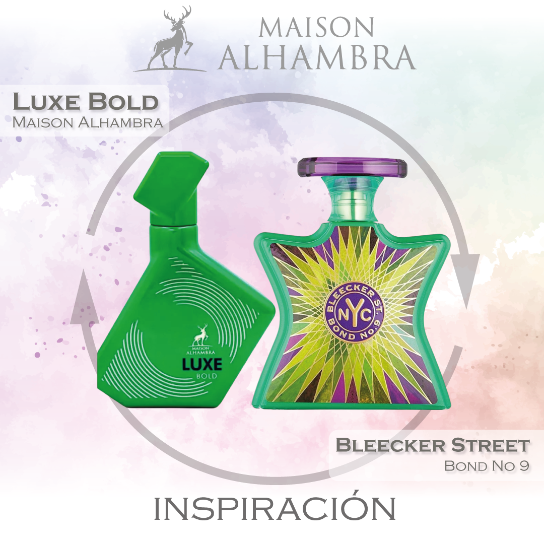 Luxe Bold EDP 100 ML Unisex -  Maison Alhambra (Inspirado en Bleeker Street de Bond No. 9)