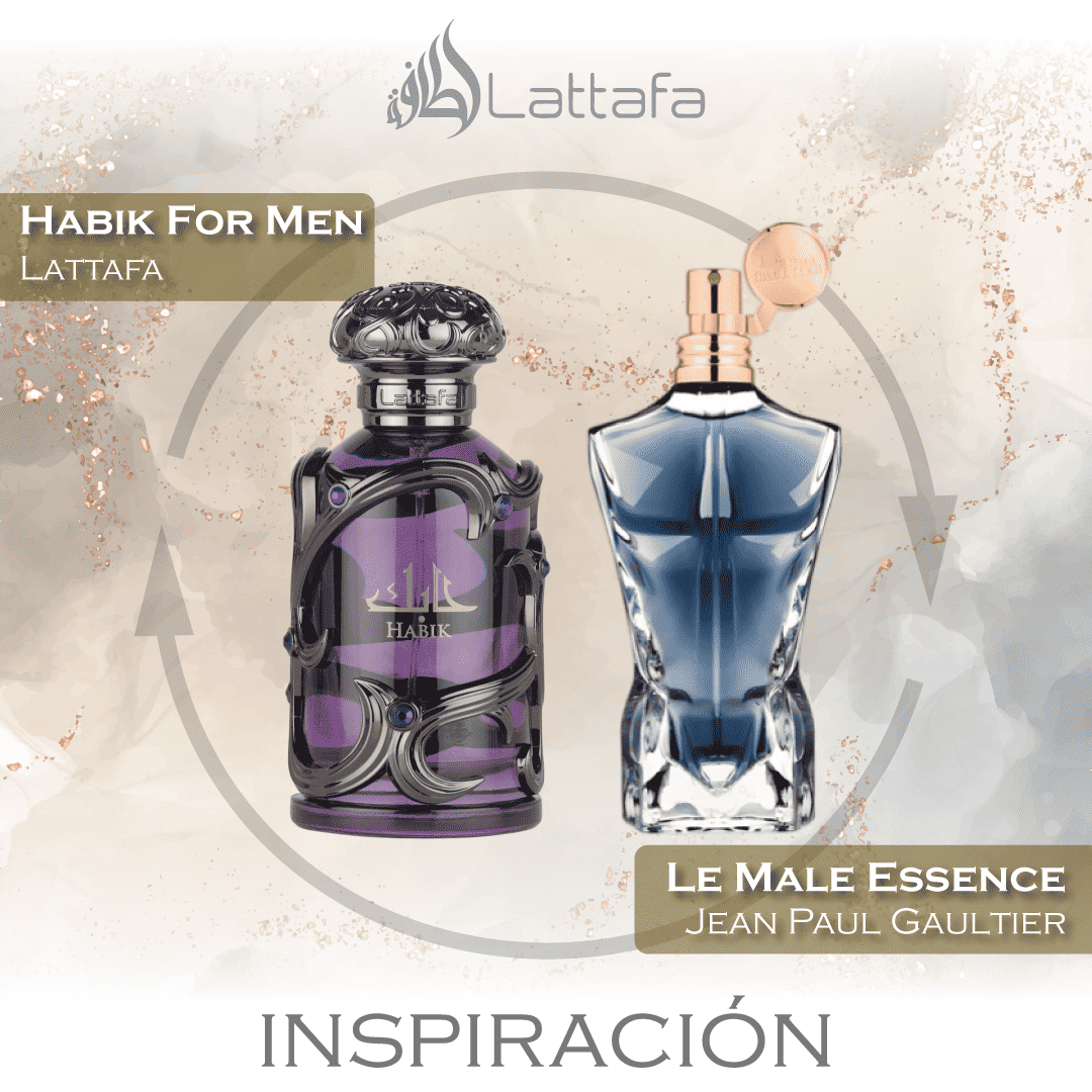 Habik For Men EDP 100 ML- Lattafa - (Inspirado en Le Male Essence de Parfum)