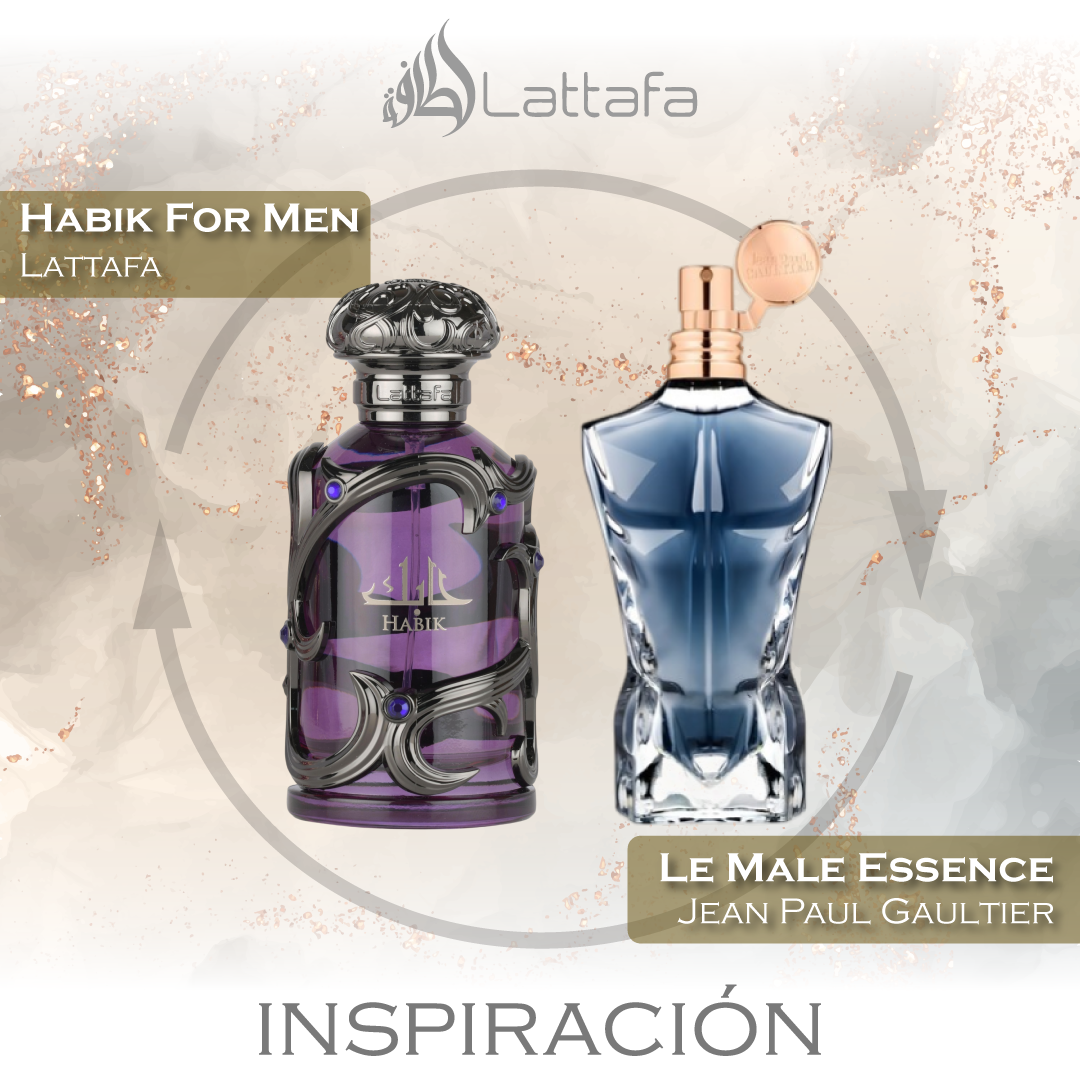 Habik For Men EDP 100 ML- Lattafa - (Inspirado en Le Male Essence de Parfum)