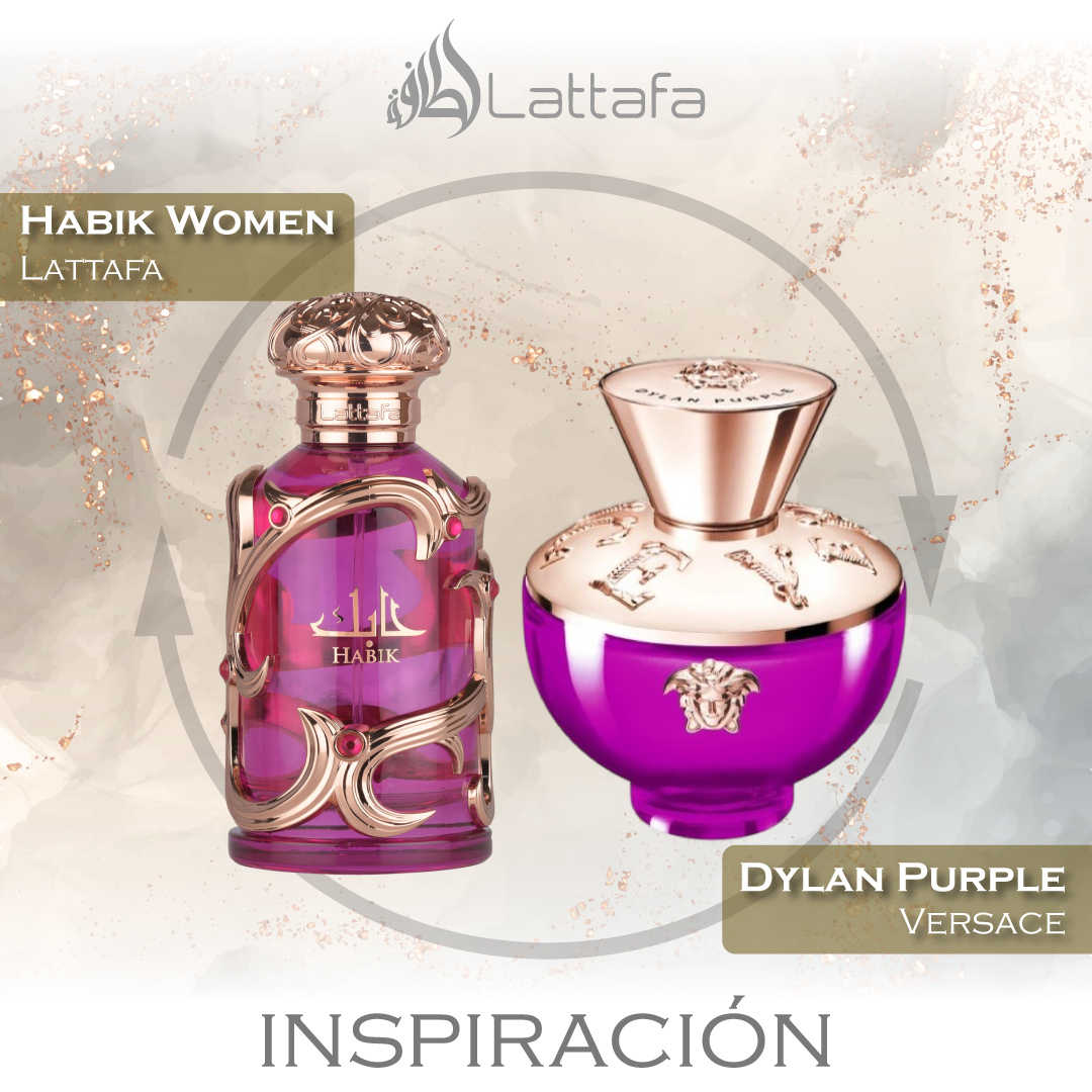 Habik Women  EDP 100 ML - Lattafa - (Inspirado en Dylan Purple)