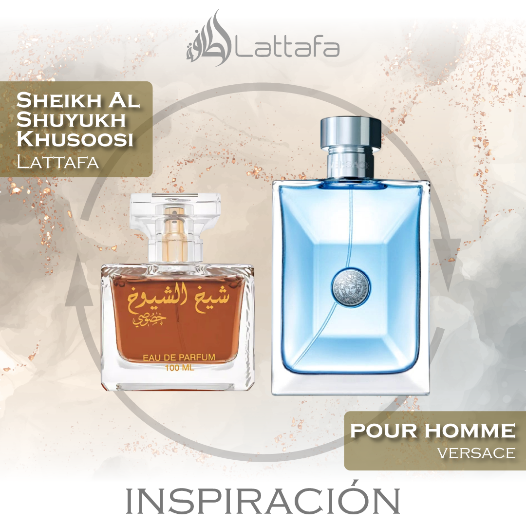 Sheikh Al Shuyukh Khusoosi EDP 100 ML Unisex - Lattafa -(Inspirado en versace pour homme)