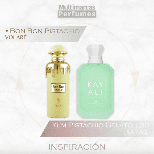 Bon Bon Pistachio EDP 100 ML Unisex - Volaré  (Inspirado Yum Pistachio Gelato)