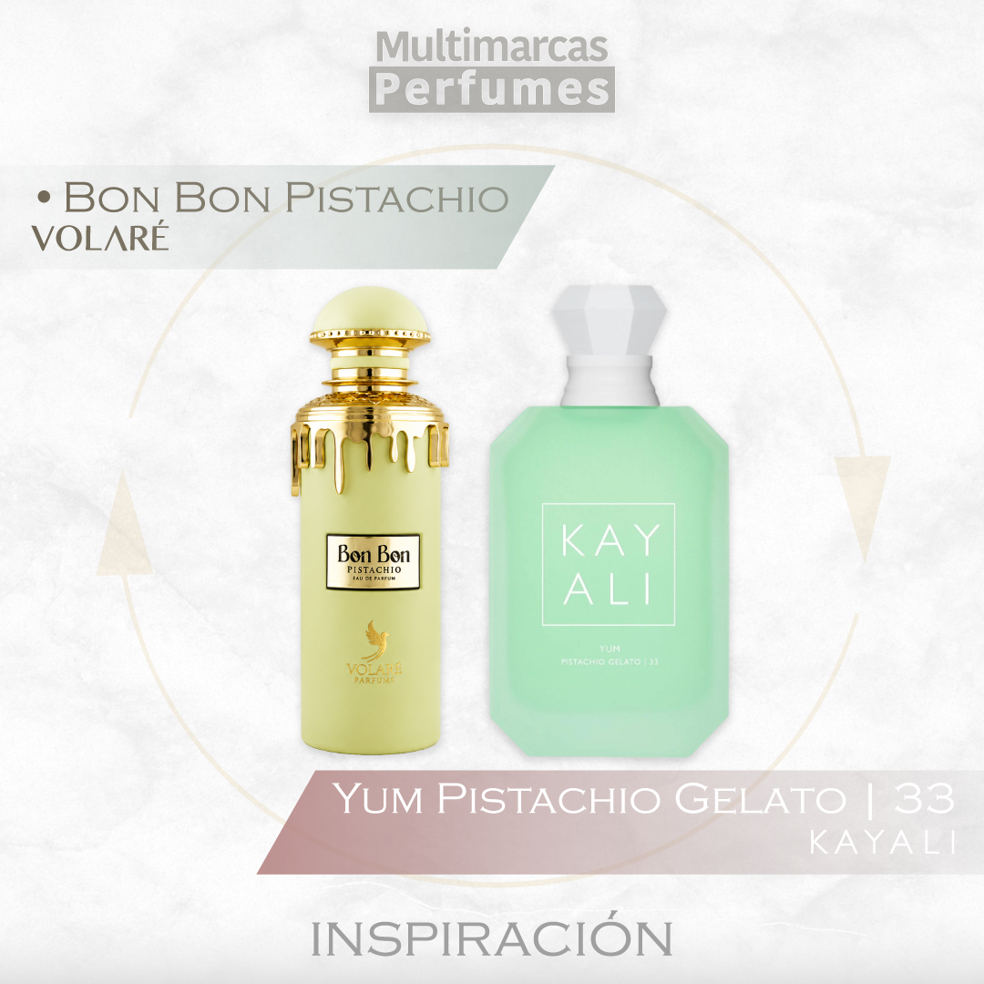 Bon Bon Pistachio EDP 100 ML Unisex - Volaré  (Inspirado Yum Pistachio Gelato)