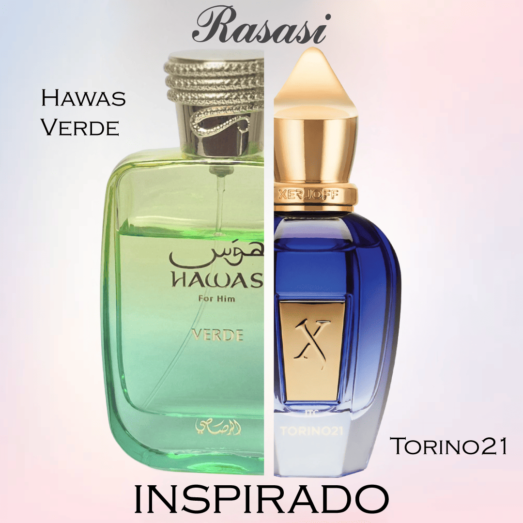 Hawas Verde EDP 100 ML For Men - Rasasi (Inspirado en Torino21 )
