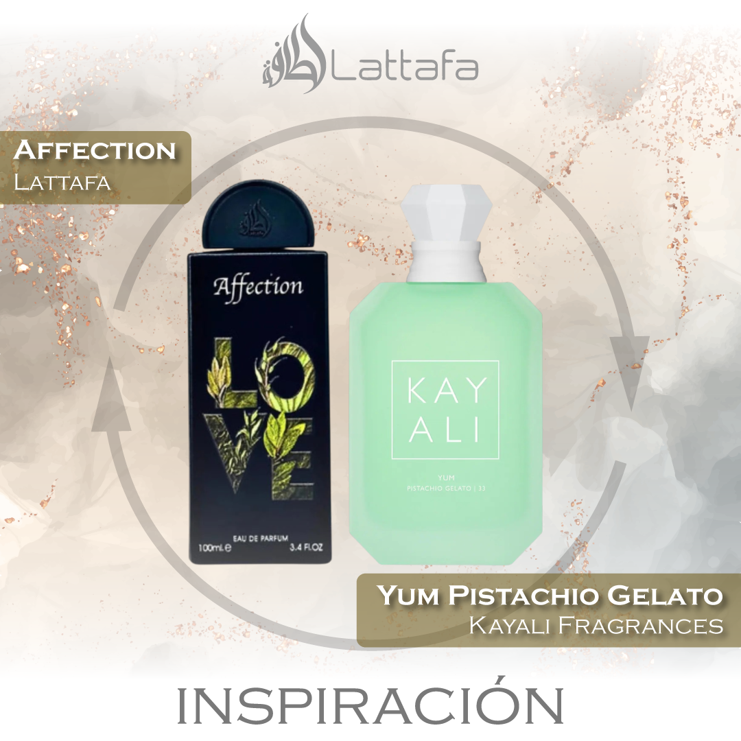 Affection EDP 100 ML Unisex - Lattafa - (Inspirado en Yum Pistachio Gelato | 33)