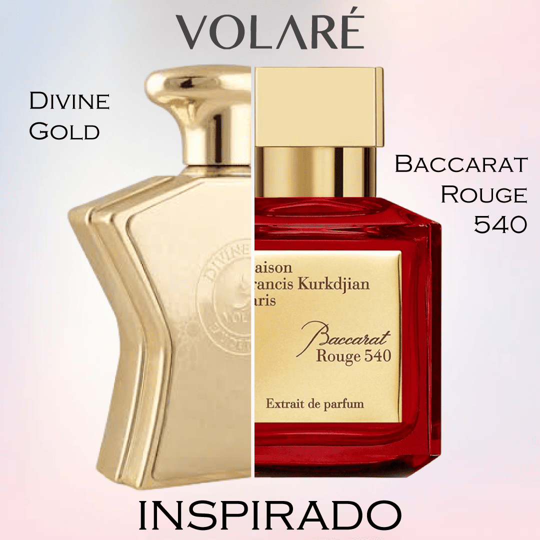 Divine Gold EDP 100 ML - Volare (Baccarat Rouge 540 Extrait de Parfum)