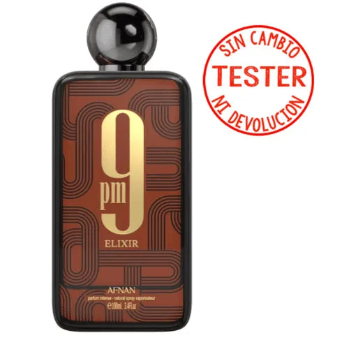9 PM Elixir Parfum Intense 100 ML Unisex (Tester-Probador)- Afnan - (Inspirado en Le Male Elixir Absolu)