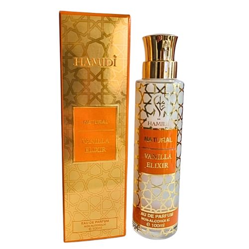 Vainilla Elixir Natural Water 100 ML Sin Alcohol - Hamidi