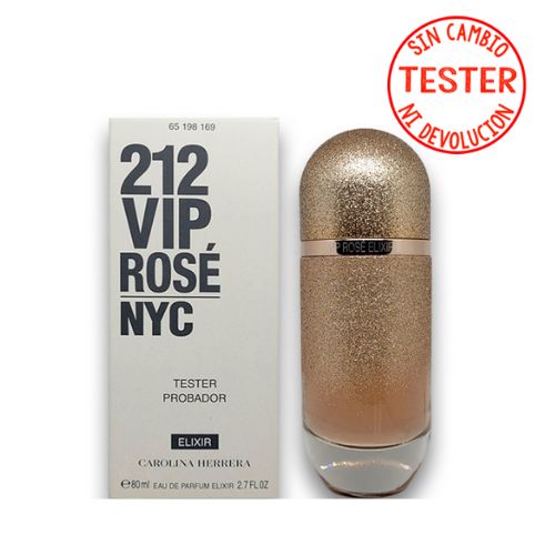 212 Vip Rosé NYC Elixir EDP 80 ML ( Tester- Probador ) - Carolina Herrera