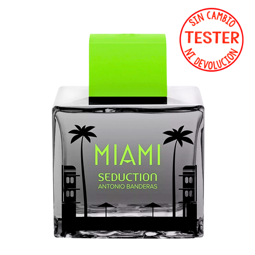 Miami Seduction In Black For Men  EDT 100 ML (Tester- Probador) - Antonio Banderas
