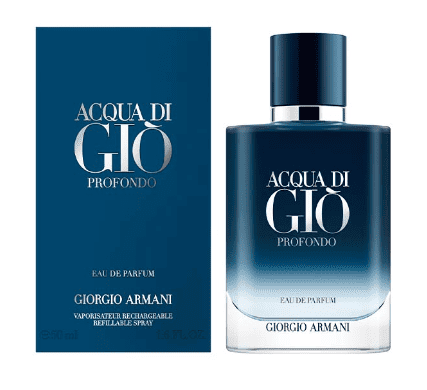 Acqua Di Gio Profondo EDP 50 ML for Men (Recargable) - Armani