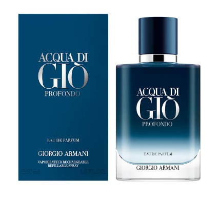 Acqua Di Gio Profondo EDP 50 ML for Men (Recargable) - Armani