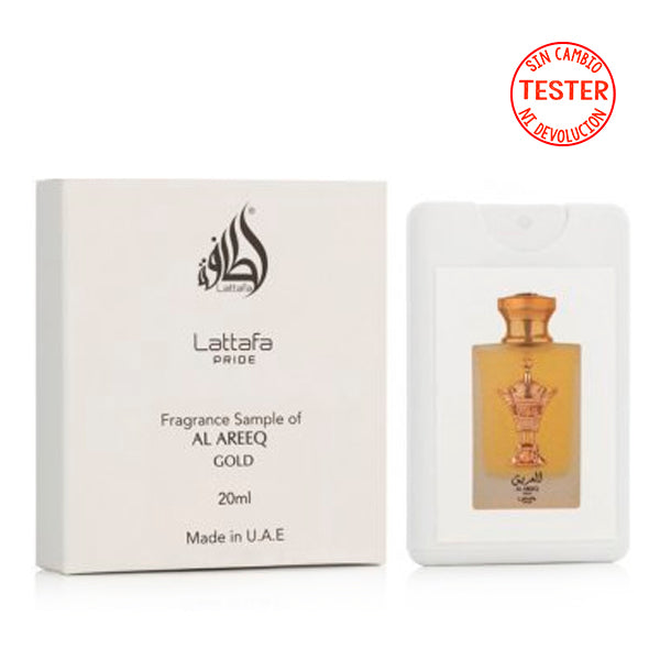 Al Areeq Gold EDP 20 ML Unisex (Tester- Probador) - Lattafa