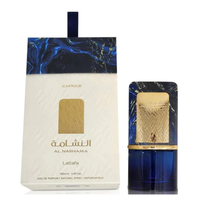Al Nashama Caprice EDP 100 ML Unisex - Lattafa - (Inspirado en Bleu Électrique)