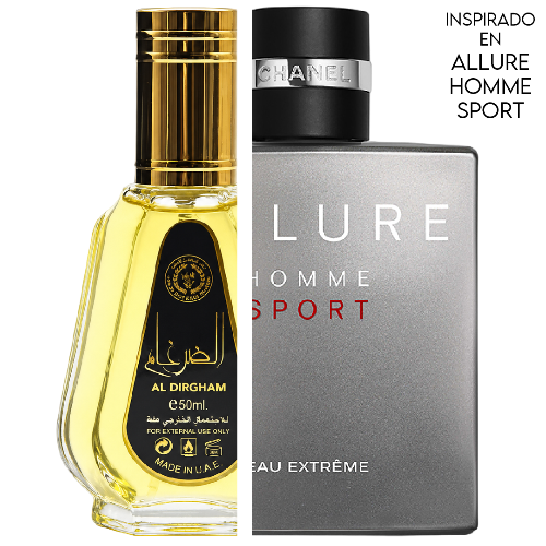 Al Dirgham Limited Edition EDP 50 ML For Men (Sin Celofán) - Ard Al Zaafaran (Inspirado en Allure Homme Sport)