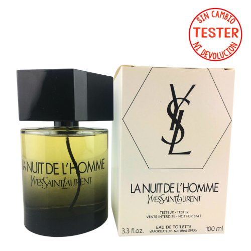 La Nuit de L&#39;Homme EDT 100 ML (Tester - Probador) - Yves Saint Laurent