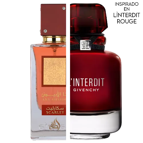 Ana Abiyedh Scarlet EDP 60 ML For Women - Lattafa (Inspirado en L'Interdit Rouge)