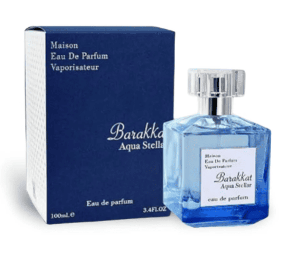 Barakkat Aqua Stellar EDP 100 ML - Fragrance World - (Inspirado en Aqua Celestia Cologne Forte)