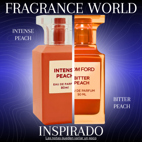 Intense Peach EDP 80 ML - Fragrance World - (Inspirado en Bitter Peach de Tom Ford)