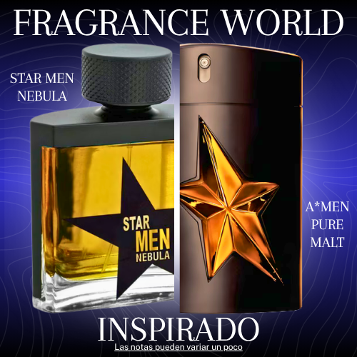 Star Men Nébula 100 ML - Fragrance World - (A*Men Pure Malt Mugler)