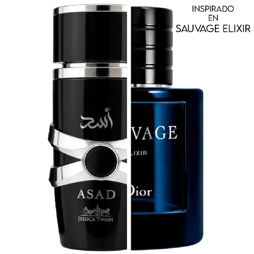 Asad EDP 100 ML For Men - Jessica Twain - (Inspirado en Sauvage Elixir)