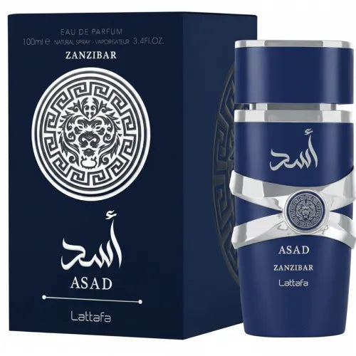 Asad Zanzibar EDP 100 ML for Men - Lattafa - (Inspirado en Le Beau)