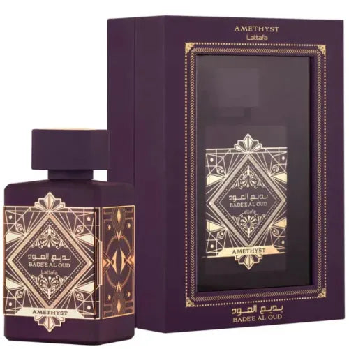 Badee Al Oud Amethyst EDP 100 ML  Unisex -  Lattafa - (Inspirado en Atomic Rose)