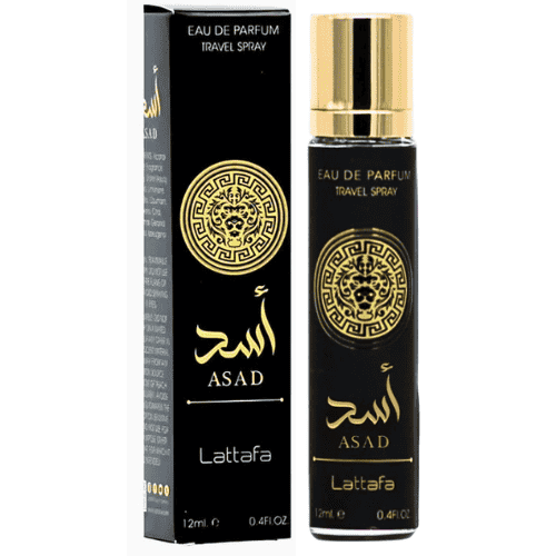 Asad EDP 12 ML Travel Spray for Men - Lattafa - (Inspirado en Sauvage Elixir)
