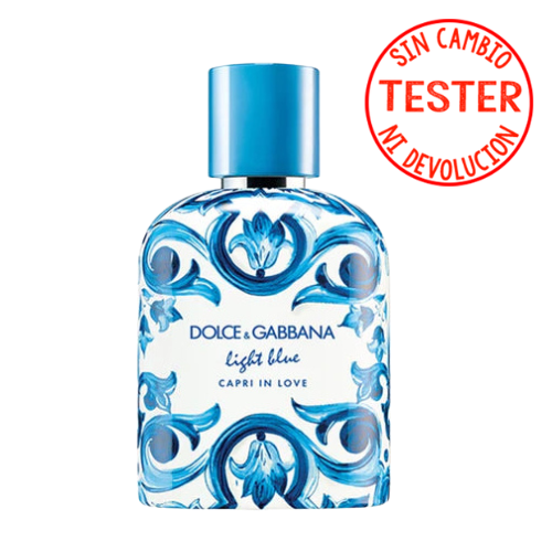 Light Blue Capri In Love Pour Homme EDP 100 ML (Tester-Probador) - Dolce & Gabbana